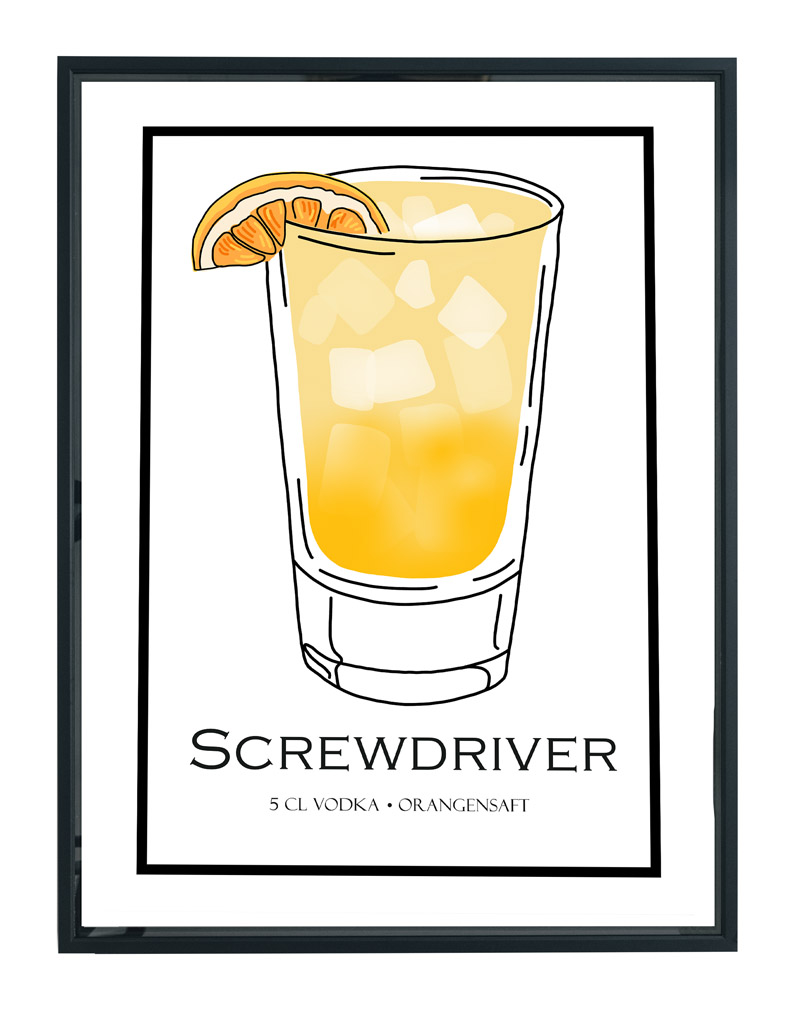Screwdriver Cocktail poster 3