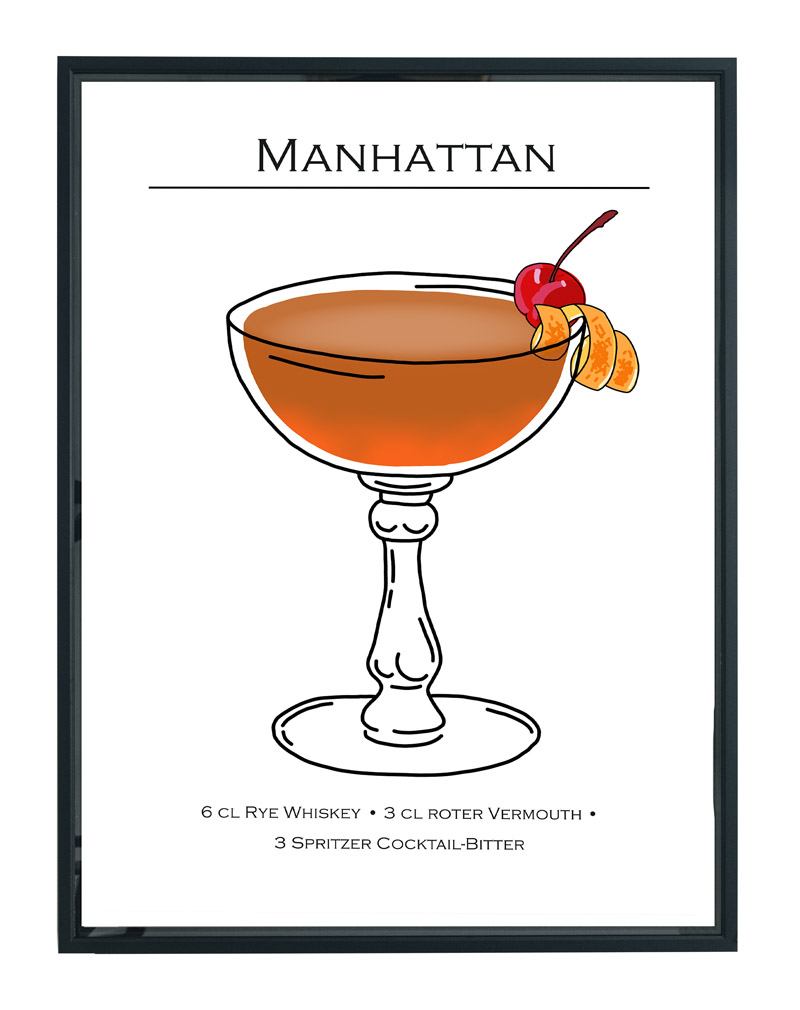 manhattan Cocktail poster 1