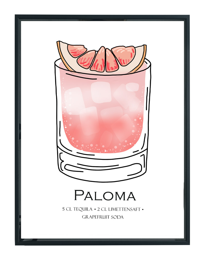paloma cocktail poster 2