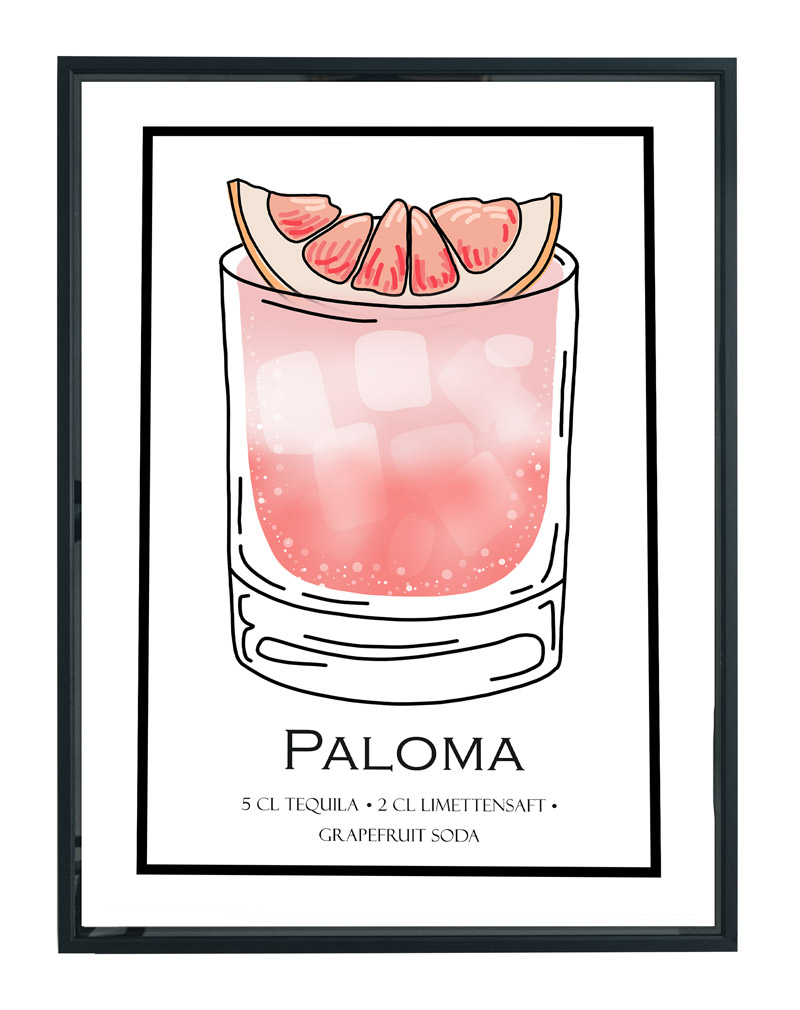 paloma cocktail poster 3