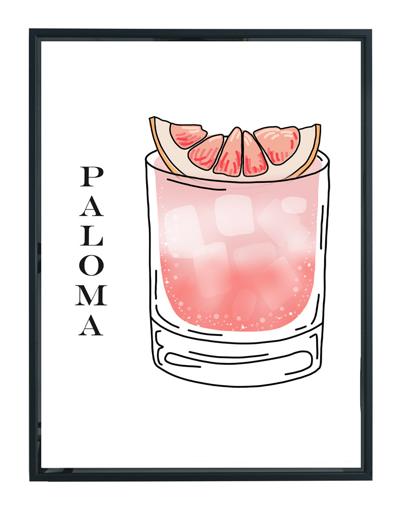 paloma cocktail poster 5