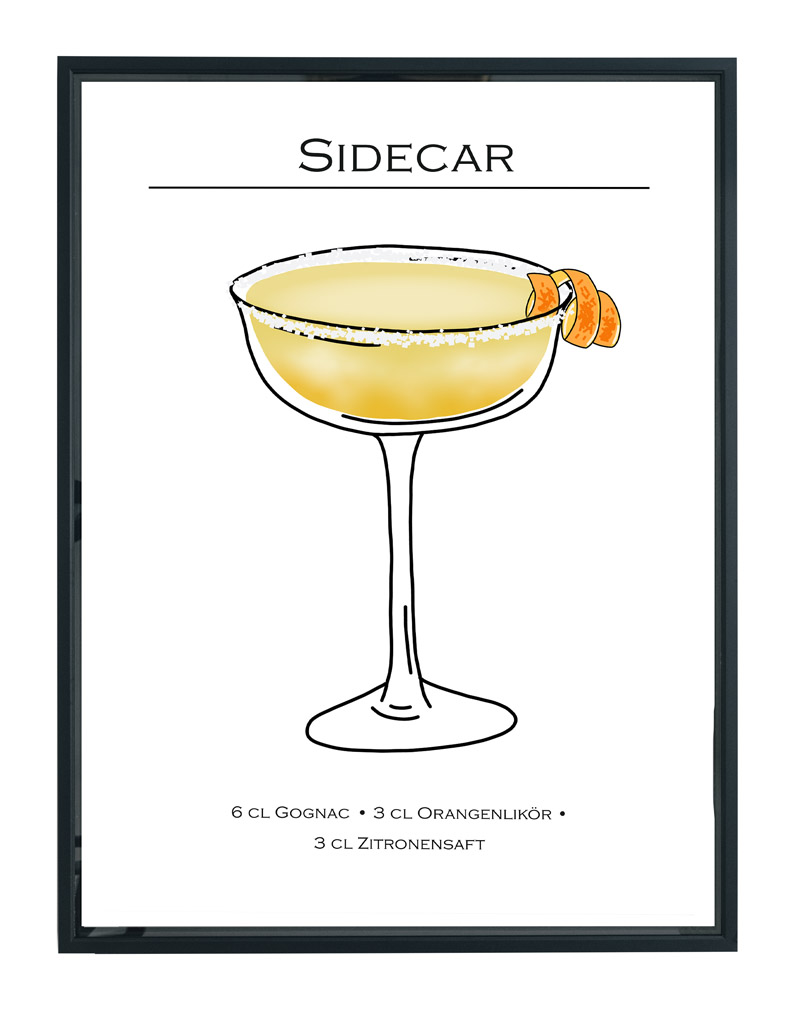 sidecar cocktail poster 1